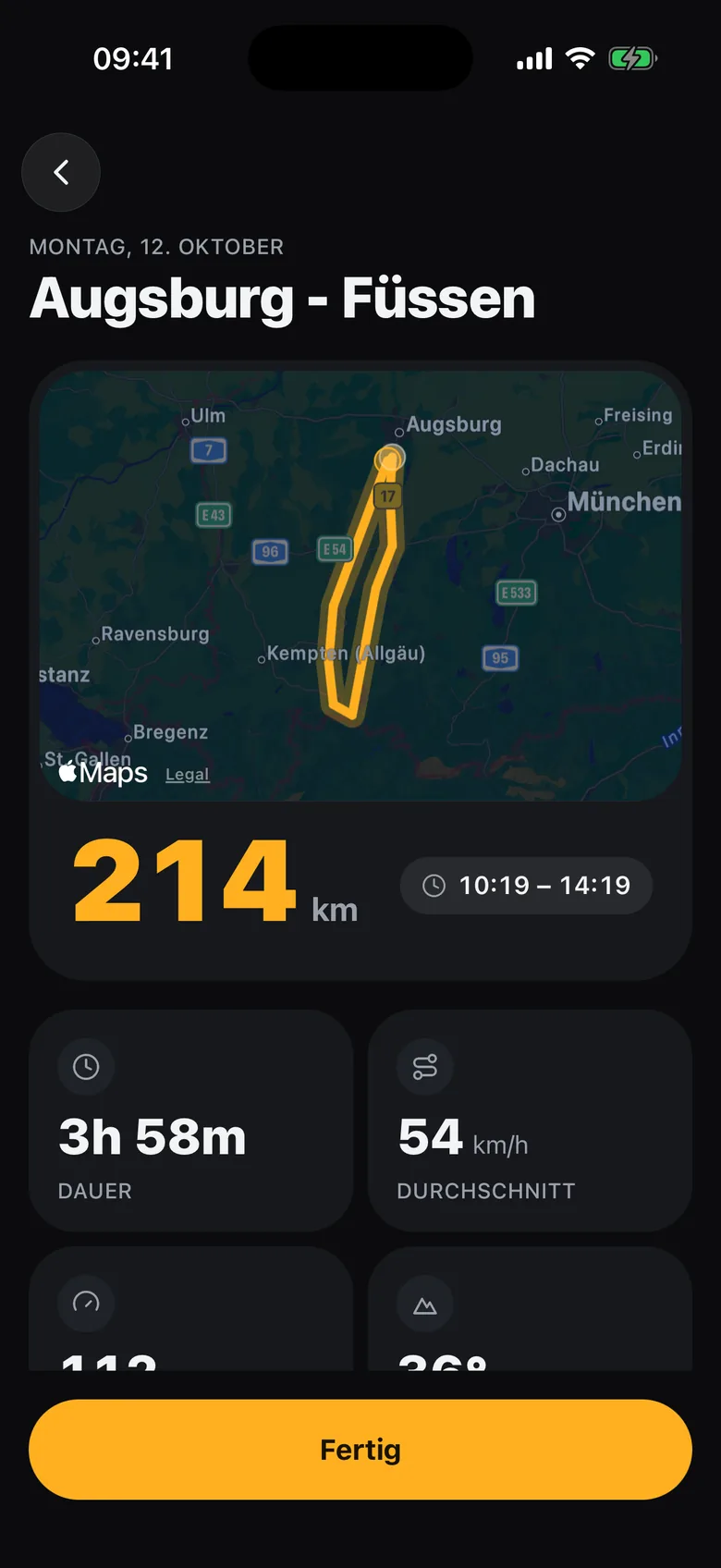 Deine Fahrt