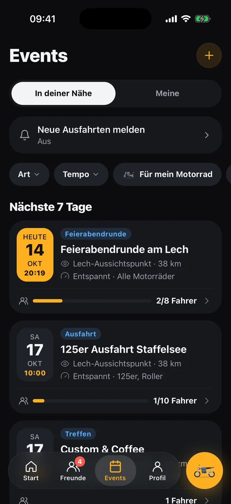 Ausfahrten in deiner Nähe
