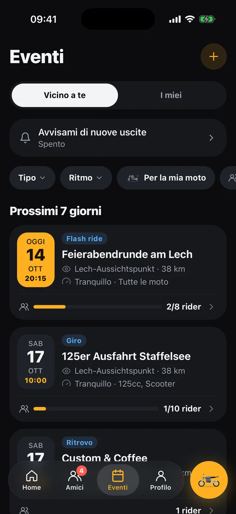 Uscite vicino a te